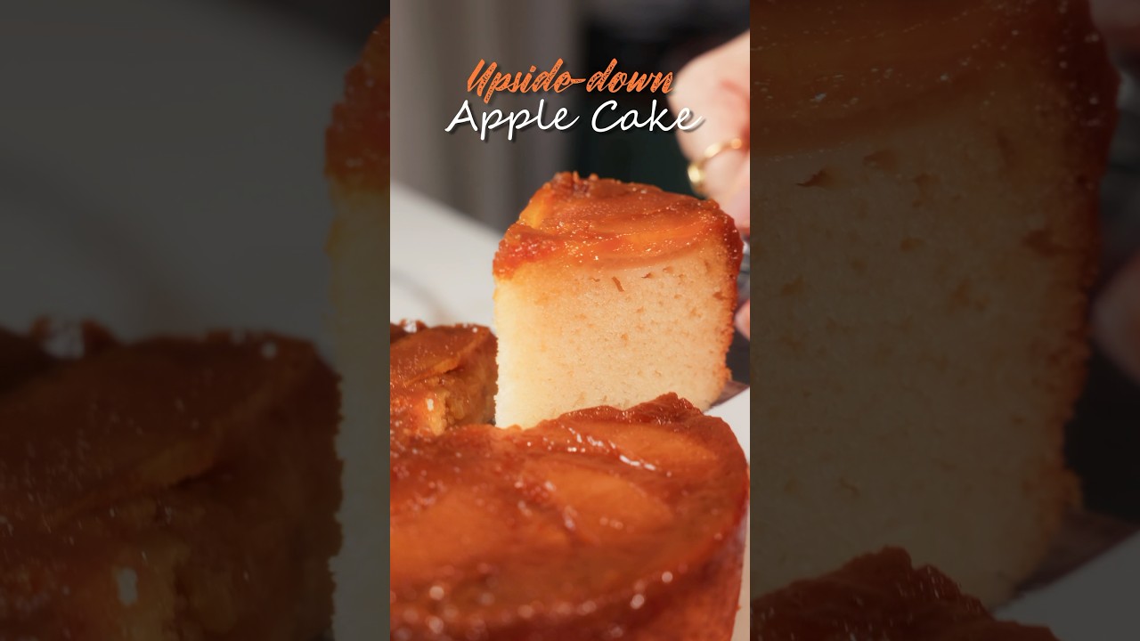 Upside down apple cake🍎