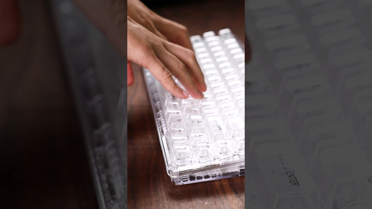 Clear keyboards are looking crazy nowadays (and cheap)