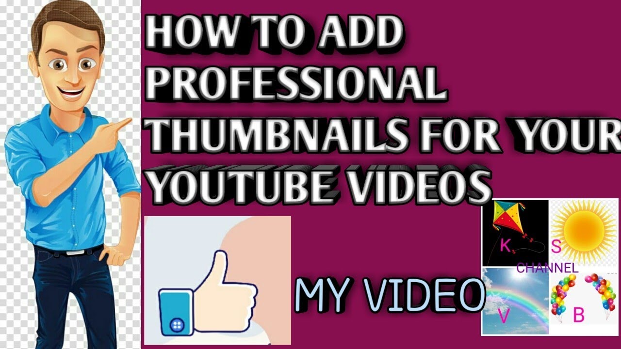 HOW TO CREATE PROFESSIONAL THUMBNAILS FOR YOUR YOUTUBE VIDEOS - YouTube