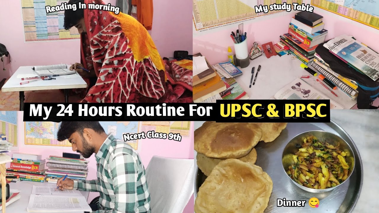 Study 📚 vlog of UPSC and BPSC Aspirant || Daily study vlogs ...