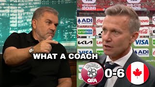 What a match!Canada's coach received high praise from Postecoglou and his statements were incredible