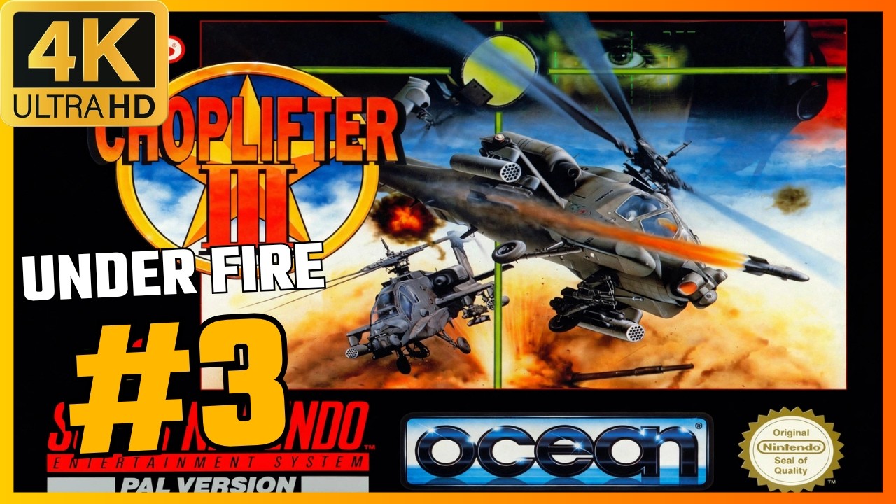 チョップリフターⅢ 🎮 Choplifter III | Gameplay Walkthrough Part 3 (SNES) | No