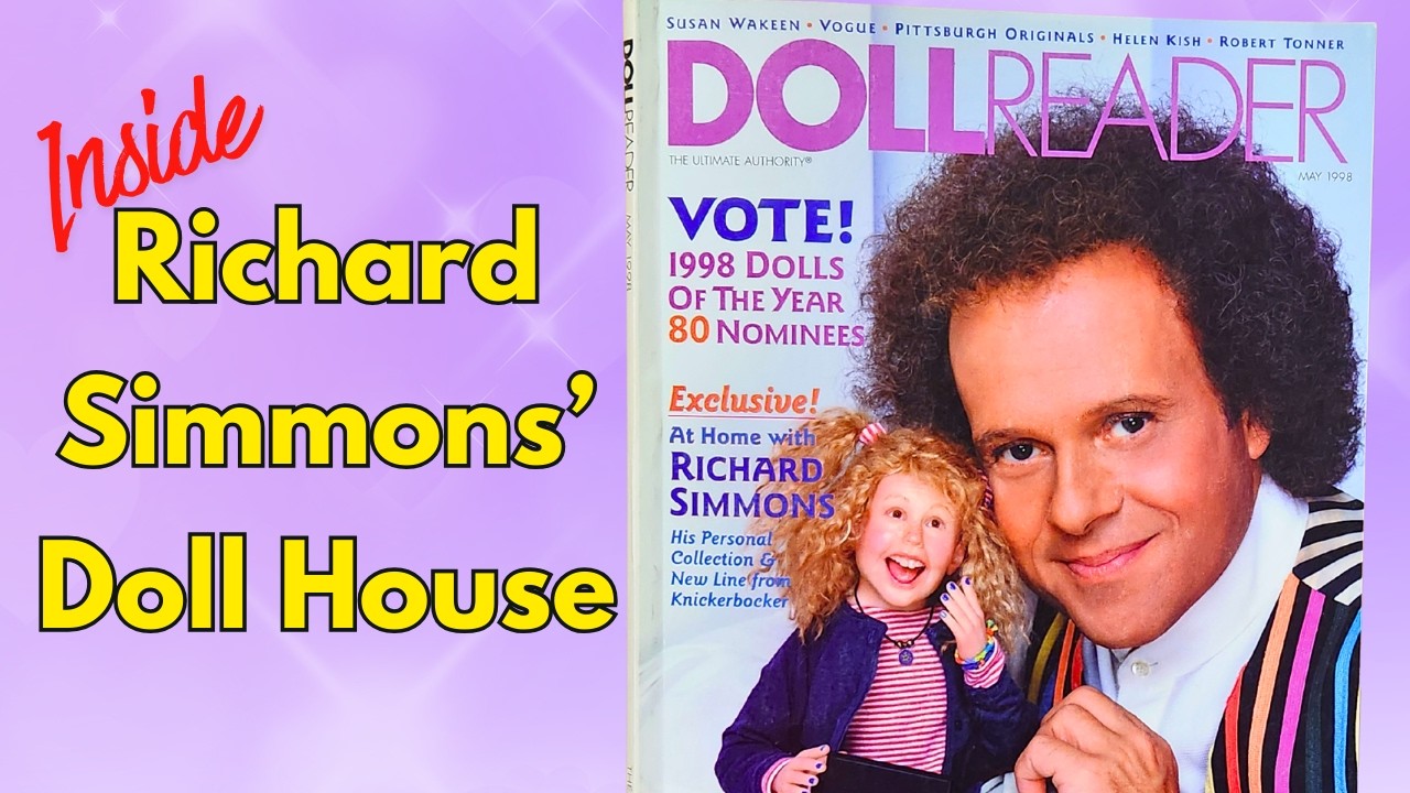 Peek Inside Richard Simmons' Home | Doll Reader Magazine May 1998 Flip Through