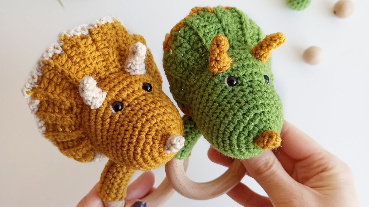 Crochet baby rattle pattern by Amigurumi_Joys - YouTube