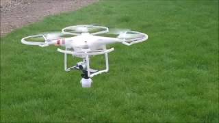 PHANTOM 3 STANDARD FITTED WITH SAMSUNG GEAR 360 CAMERA /TEST FLIGHT