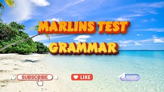 Marlins Test For Seafarer - Grammar - Tenses