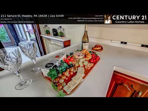 211 Spruce St, Hawley, PA home video tour