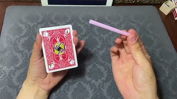 Straw Through Card 2 0 by Dingding video DOWNLOAD