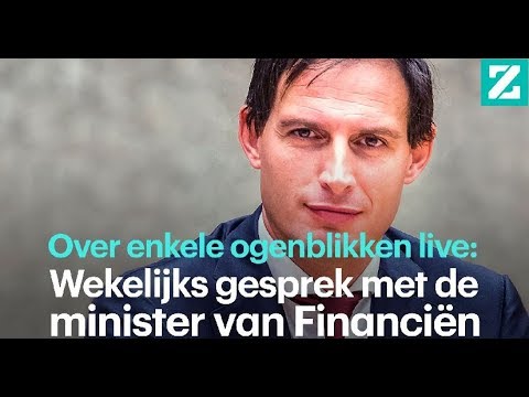 Wekelijks gesprek met de minister van Financiën