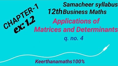 12th Business Maths - Chapter 1 - ex. 1.2 - q.no. 4