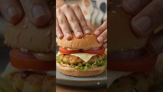 ?Ghar pe banao market jaisa crispy Aloo Tikki Burger?✨#AlooTikkiBurger#BurgerRecipe #HomemadeBurge