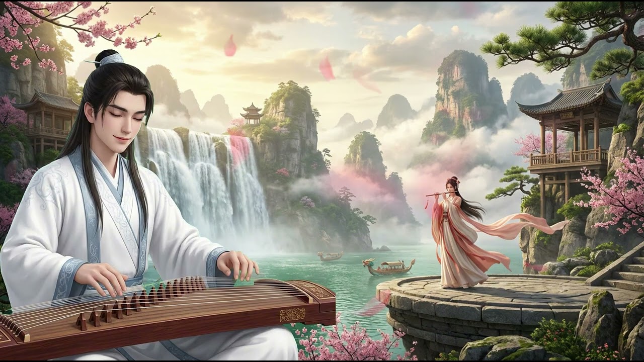 Ancient China Relaxing Music - Bamboo Flute & Erhu for Deep Sleep, Meditation & Stress Relief