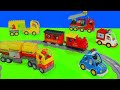 Vonat, Tűzoltó, Traktor, Rendőrautó - Lego Duplo Játékautó kicsomagolás gyerekeknek