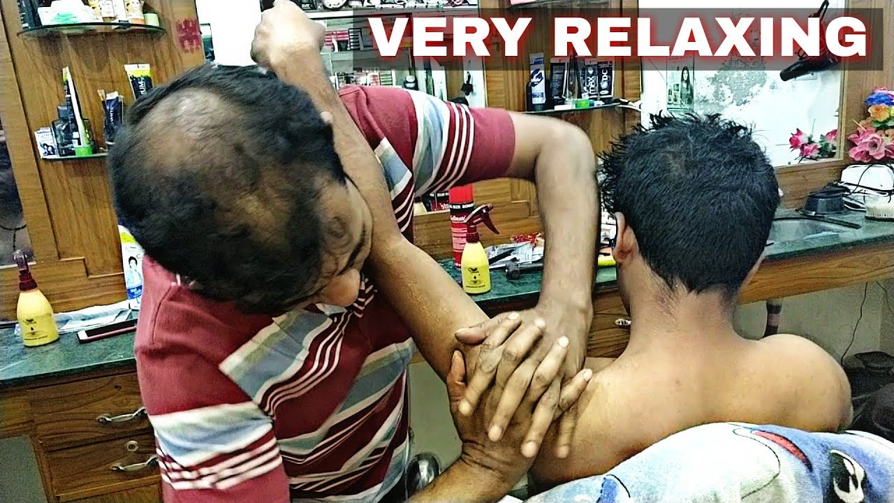 Asim Barbers Great Head Massage Asmr Indian Relaxing Therapy Youtube