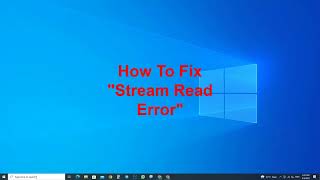 ClickToWasap Stream Read Error Fix
