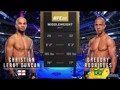 Gregory Rodrigues vs Christian Leroy Duncan fight footage