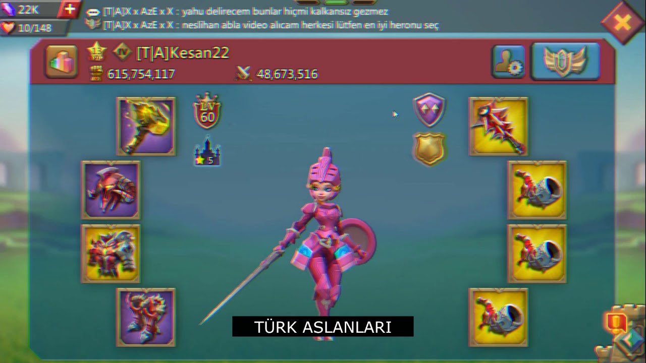Türk Aslanları #Lords Mobile - YouTube