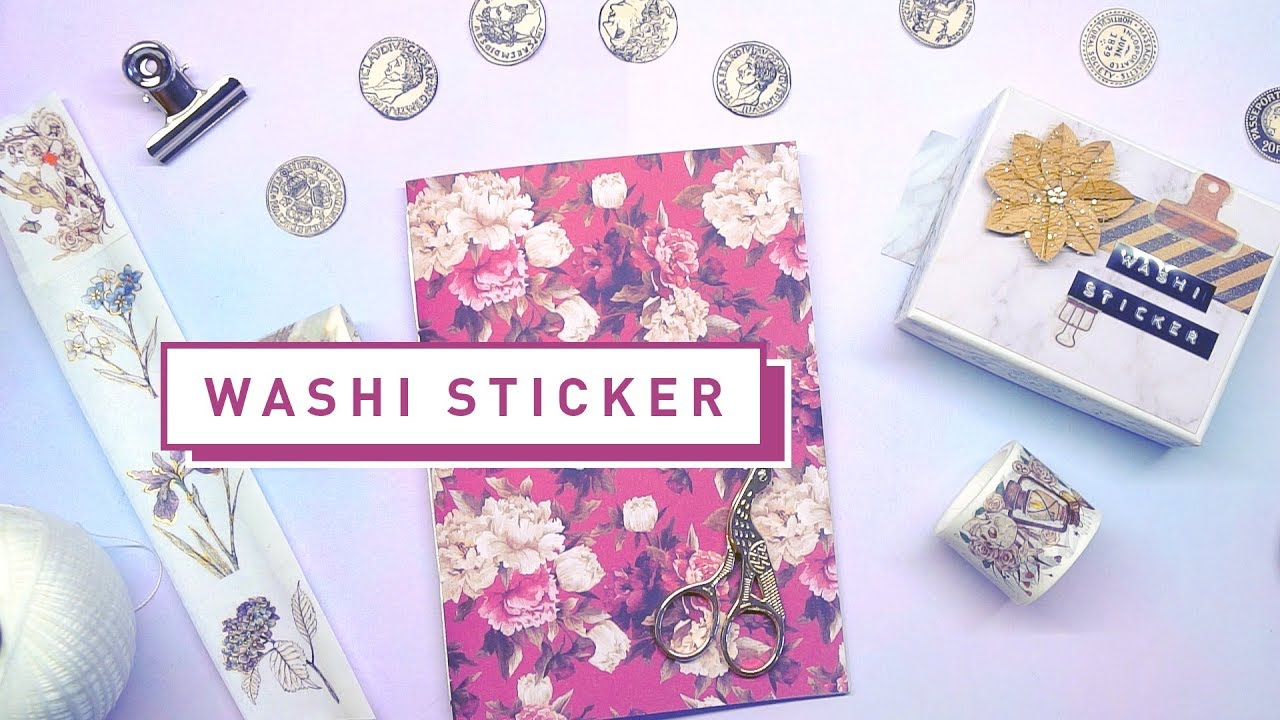 [ DIY ] Washi Sticker Book YouTube