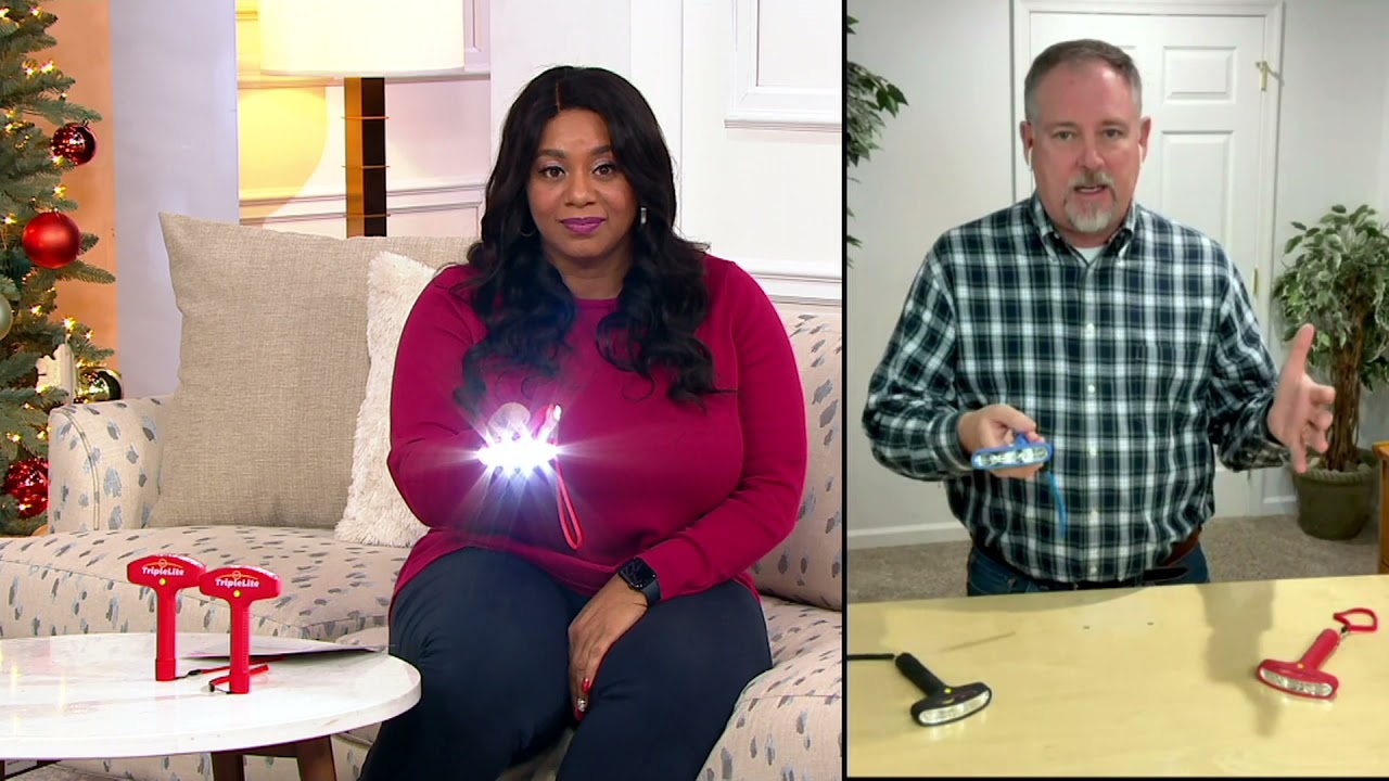 Triplelite Set of 3 Flashlights w/ 180-Degree Lighting on QVC