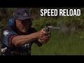 Revolver speed reload 16 rounds in 4 seconds on slow mo sw 929 jerry miculek