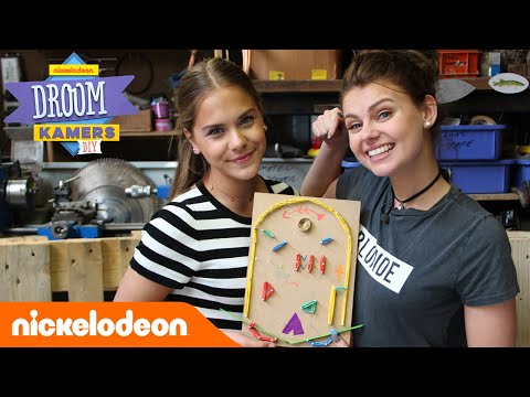 Britt Scholte en Emma Keuven maken een flipperkast! | Droomkamers DIY | Nickelodeon Nederlands