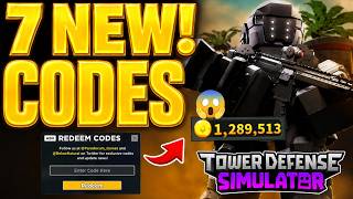 *NEW CODES* ALL WORKING CODES FOR TOWER DEFENSE SIMULATOR IN JULY 2026! ROBLOX TDS CODES