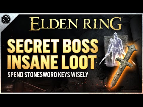 Elden Ring - Secret Boss & Insane Loot | First Stonesword Fog Wall