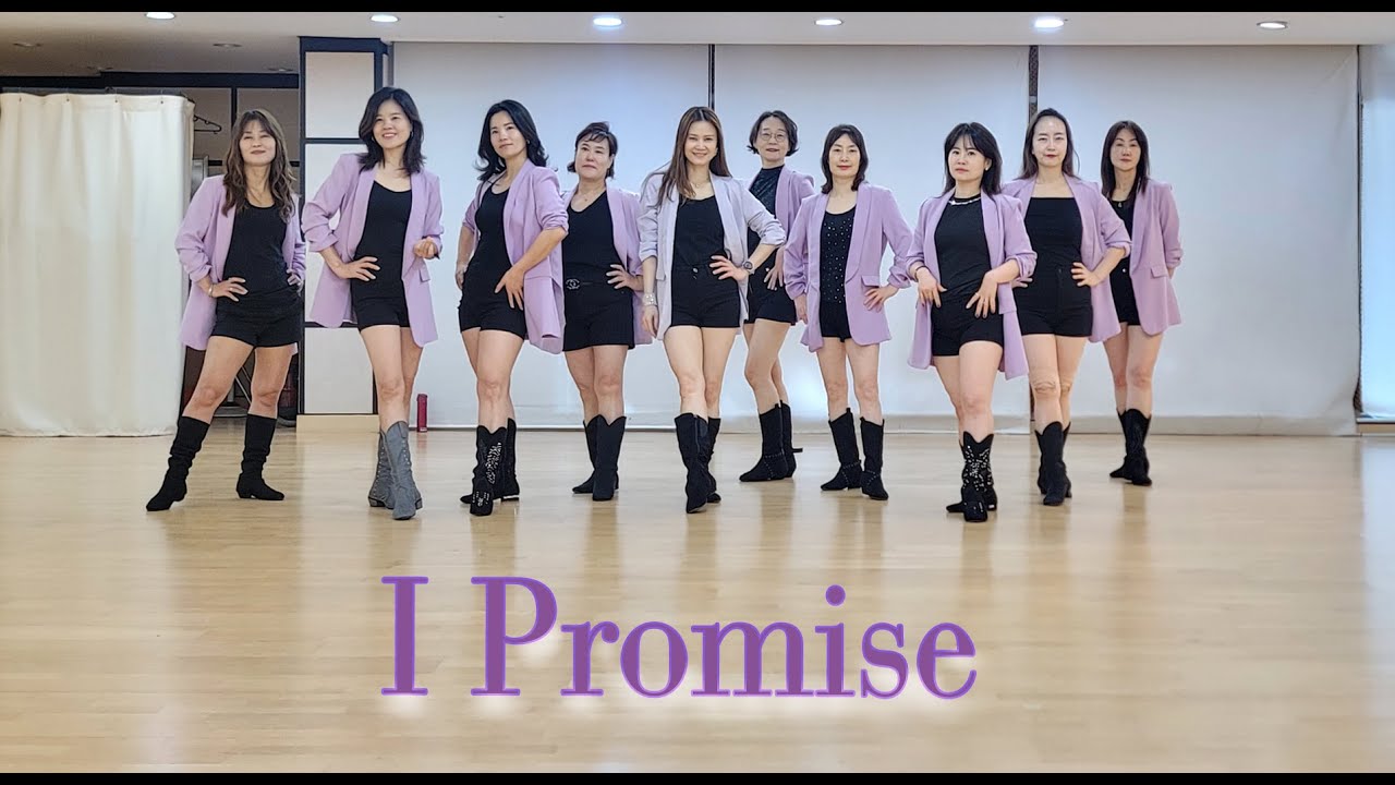 I PROMISE - FUN IMPROVER LINEDANCE (Jamie Barnfield )