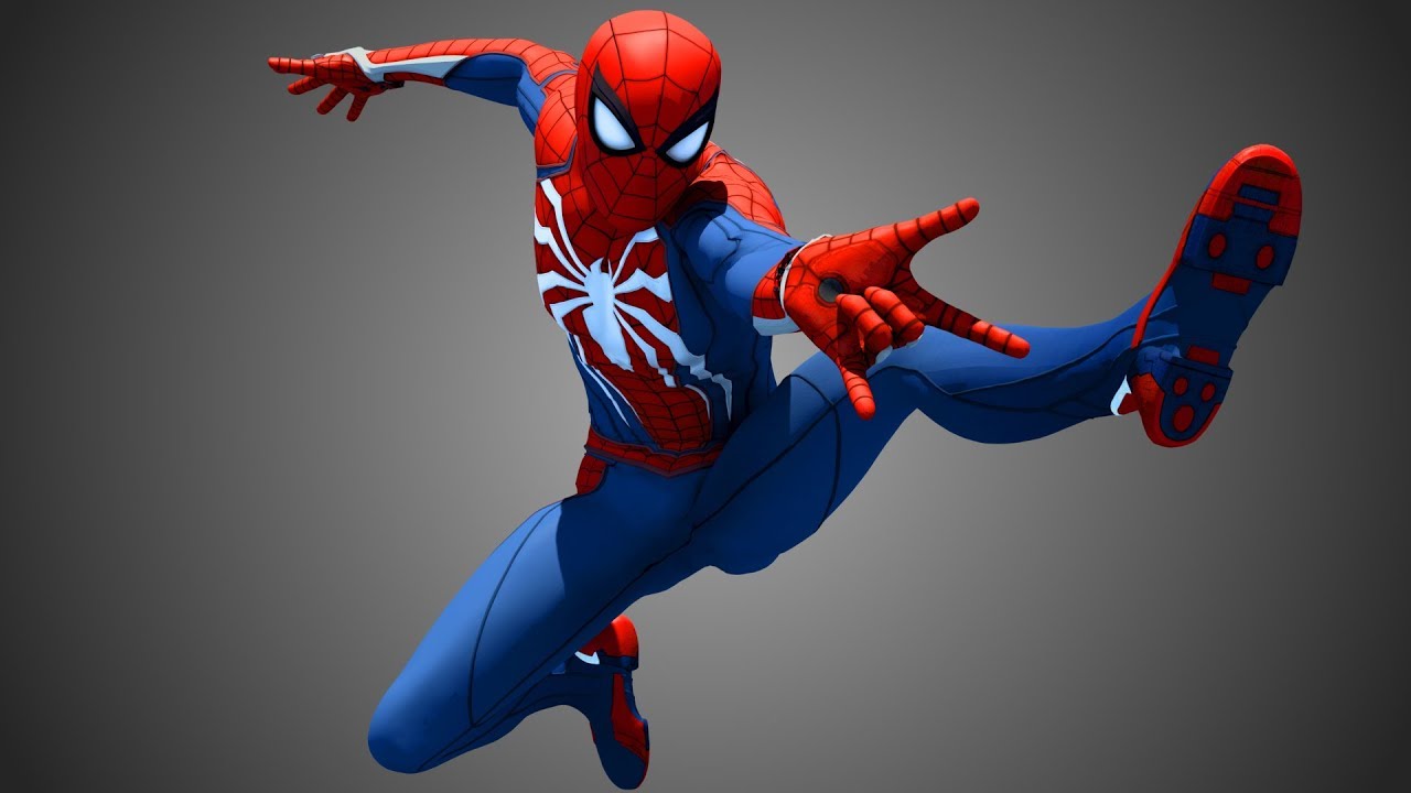 Spider-Man PS4 3D Model Rigged - YouTube