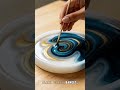 Resin art coaster tatakan gelas aesthetic #diy #asmr #tutorial #art #education #iderumahan