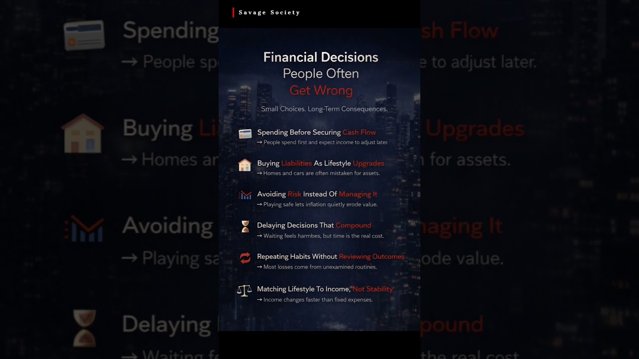 Financial Decisions People Often Get Wrong | Money Psychology Explained