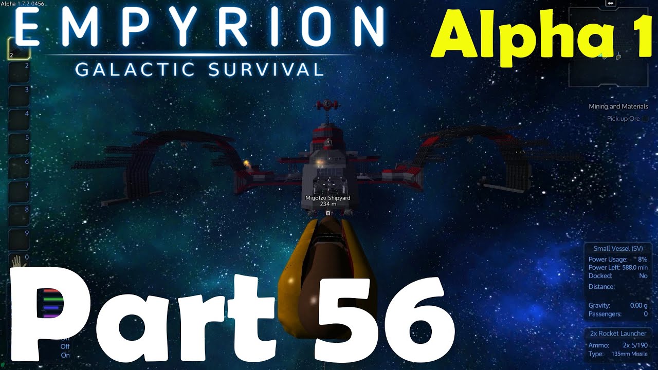 MIGOTZU SHIPYARD Empyrion Galactic Survival Alpha Gameplay / Let