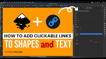 How to Add Hyperlinks to Shapes and Text in Inkscape • How to add links to shapes and text for free