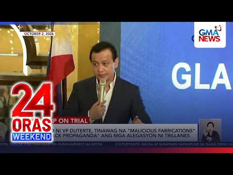 Mga bintang ni Trillanes, “malicious fabrications” at “black propaganda”—VPSD... | 24 Oras Weekend