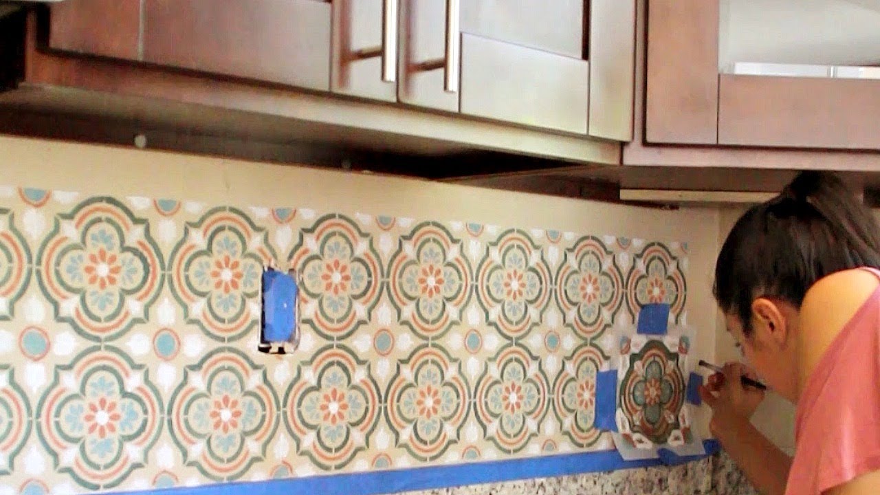 Kitchen Backsplash Painting Stencils - Easy DIY Decor Ideas for Sale