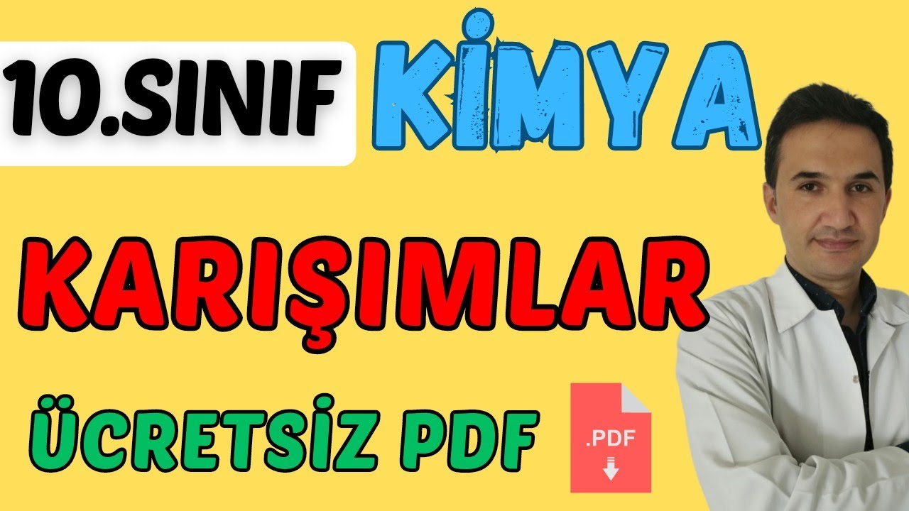 10. SINIF KİMYA + PDF💥| KARIŞIMLAR | ERSEN ELGÜN #kimya10 #KARIŞIMLAR #10kimya