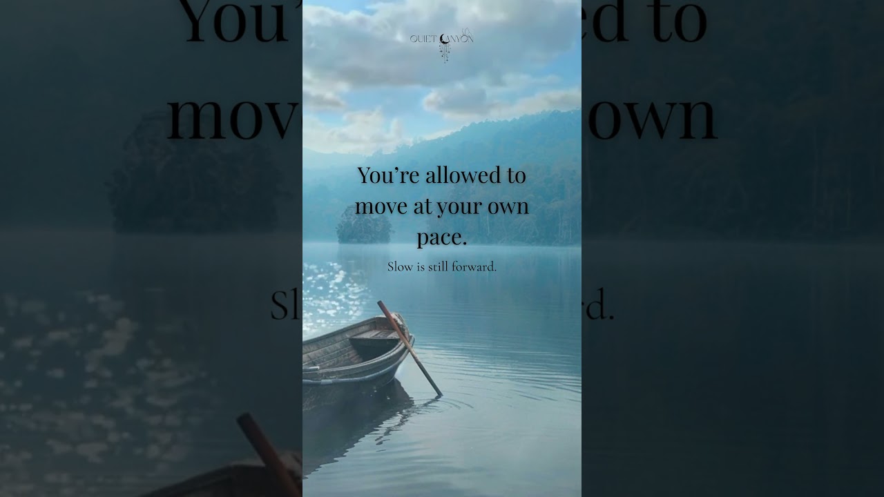 Your pace is valid 🤍 Save this reminder.