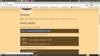 Instalar o Perlbrew