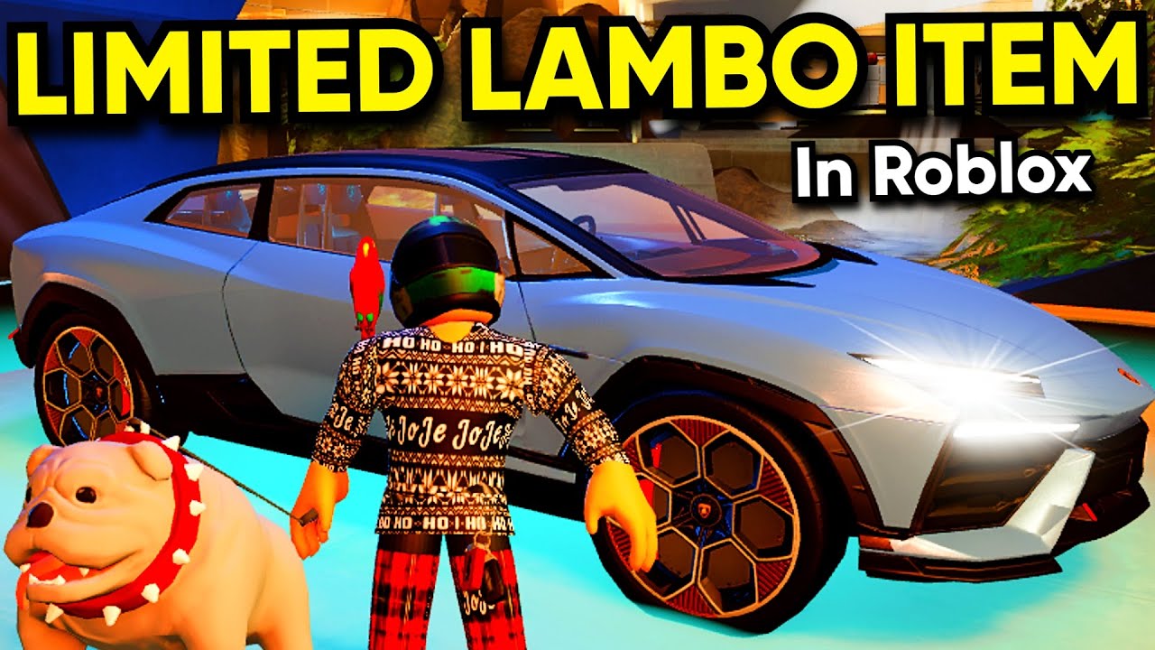 HOW TO GET FREE LIMITED LAMBORGHINI UGC ITEM IN ROBLOX YouTube 