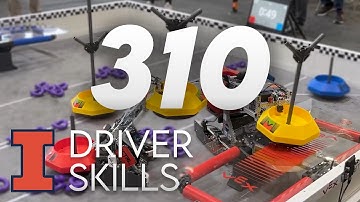 Vex Tipping Point | 310 Driver Skills [Official] | iCTRL