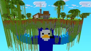 I Built The Most INSANE Skyblock Minecraft Island! (Bedrock/Java Server IP)
