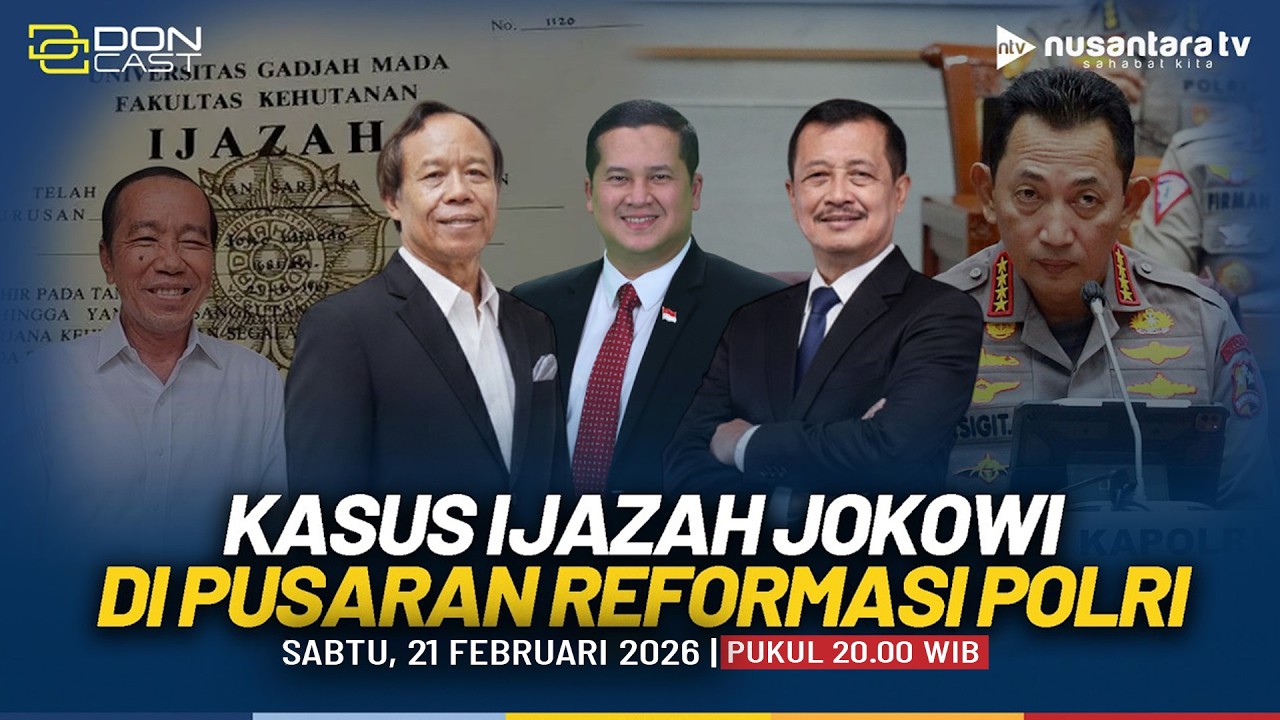 [RERUN] Kasus Ijazah Jokowi di Pusaran Reformasi Polri | DON CAST