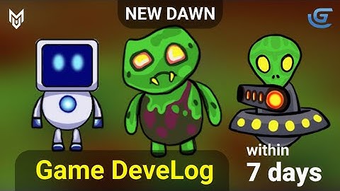 "NEW DAWN" 🎮 Game Devlog game made for #brackeys jam 2023.1 | #gdevelop   #indiegamedev