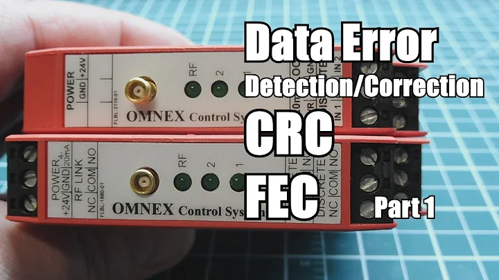 Data Error Detection and Correction  / CRC  FEC     Part 1