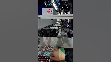 RONGDA Automatic Elastic Band Inserting Machine for Cover Notebook and Hardcover