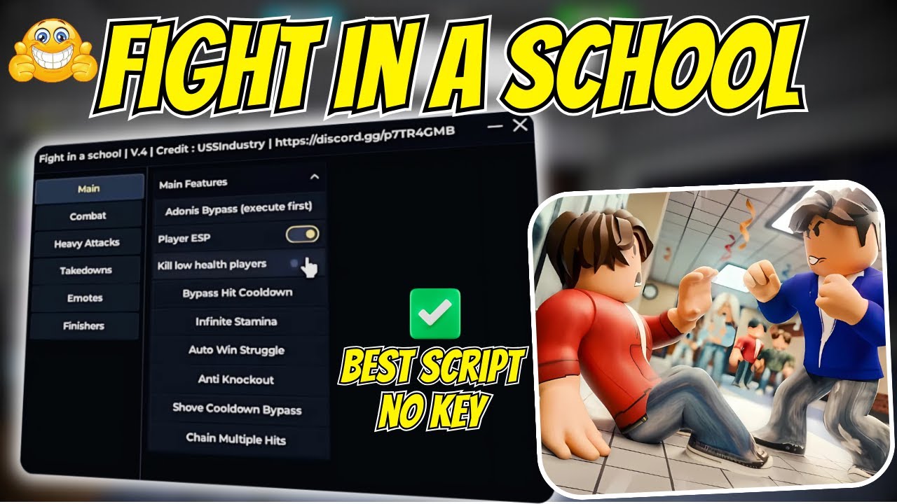 🔥[ NEW UPDATED ] 🔥 Fight In a School Vortex Hub Script | Auto Slam ...