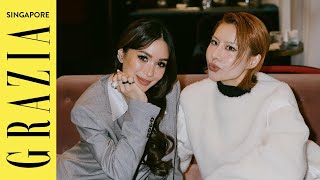 Haute Hangouts: Heart Evangelista Meets Savina Chow At Milan Fashion Week