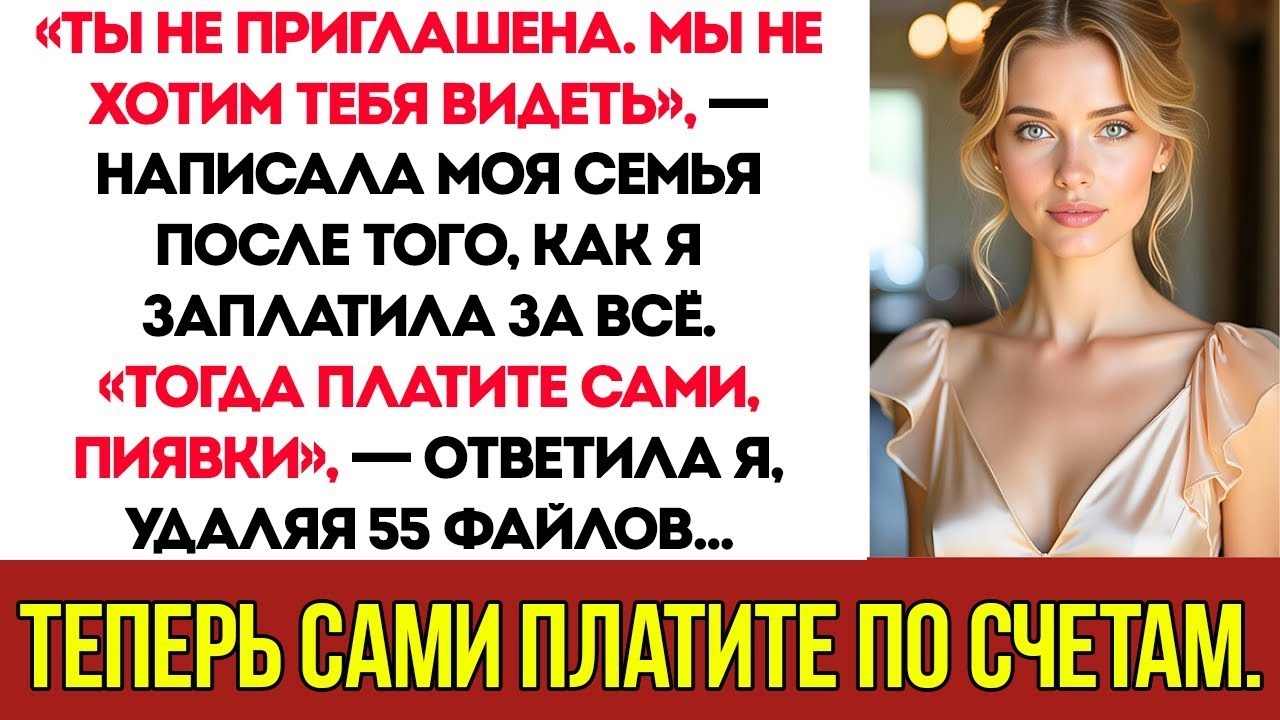 Ты Не Приглашена — Твоя Сестра Не Хочет Видеть Тебя Там, Написала Моя Семья После Того, Как Я За