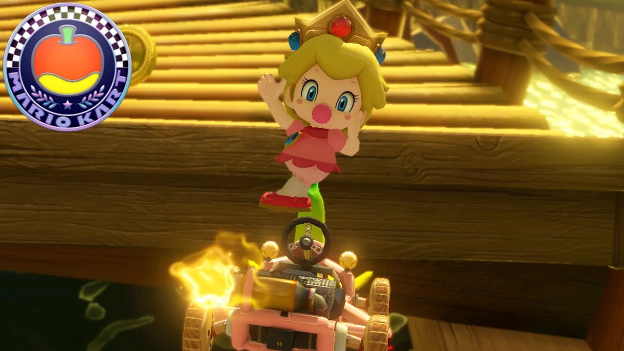 Mario Kart 8 Deluxe - 200cc Fruit Cup (Baby Peach Gameplay)