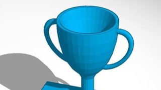 MAKING TROPHY IN TINKERCAD MAKING TROPHY IN TINKERCAD